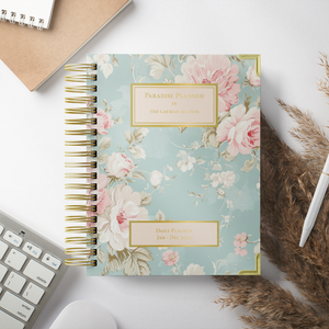 2025 Daily Planner - Aqua Petals