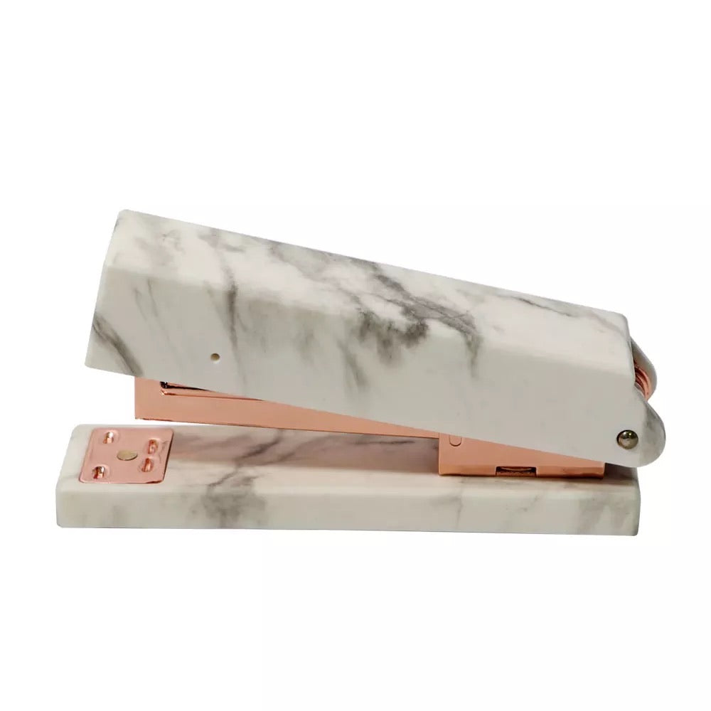 Marble Rose Gold Stapler