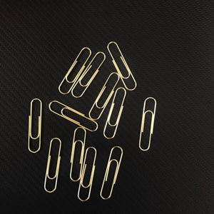 Gold Jumbo Paper Clips